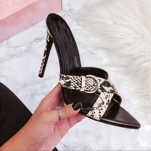 Sale! Cape Robbin Ferocious High Heel Snake Print 8.5 - Picture 2 of 8